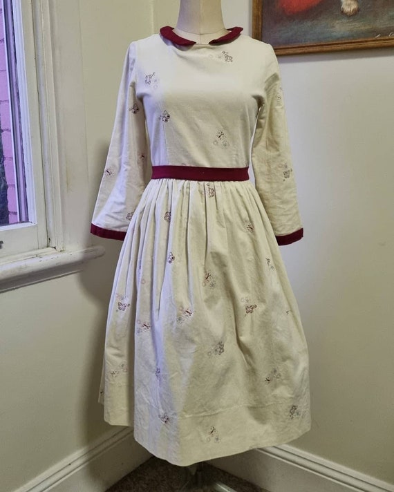 Sweet Vintage Handmade Corduroy Dress // vintage … - image 3