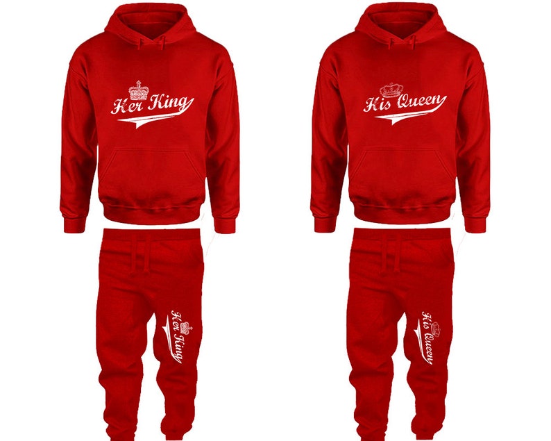 king and queen jogger sets