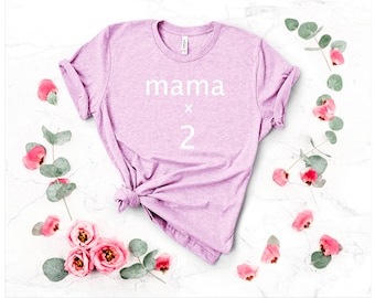 Mothers day shirt, mama plus babies woman clothing, gift for mom, wifey, mama mommy gift unisex size shirts