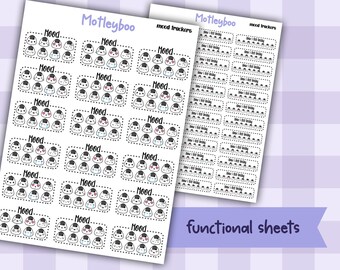 Mood Tracker Planner Stickers: Weekly Mood, Daily Feelings