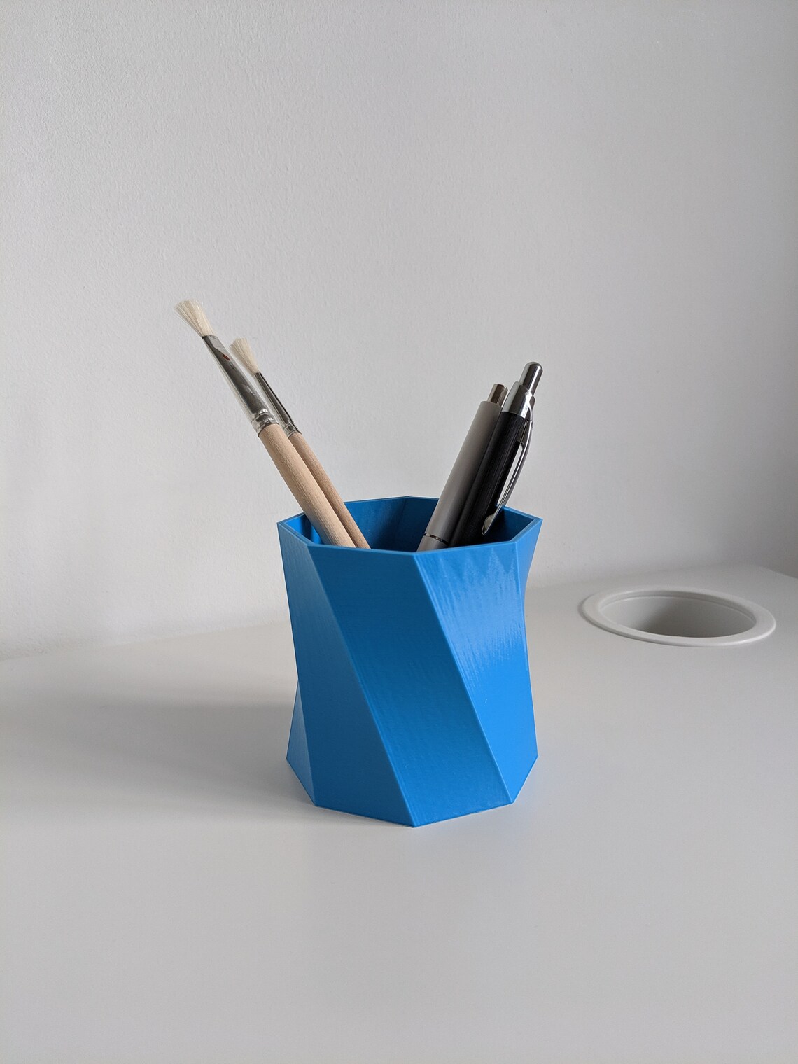 3D Printed Flower Pot Pencil holder Desk accessories House Etsy