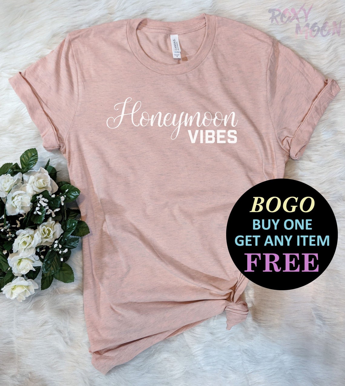 BOGO CODE BELOW Honeymoon Vibes TShirt Honeymoon Shirt New Etsy