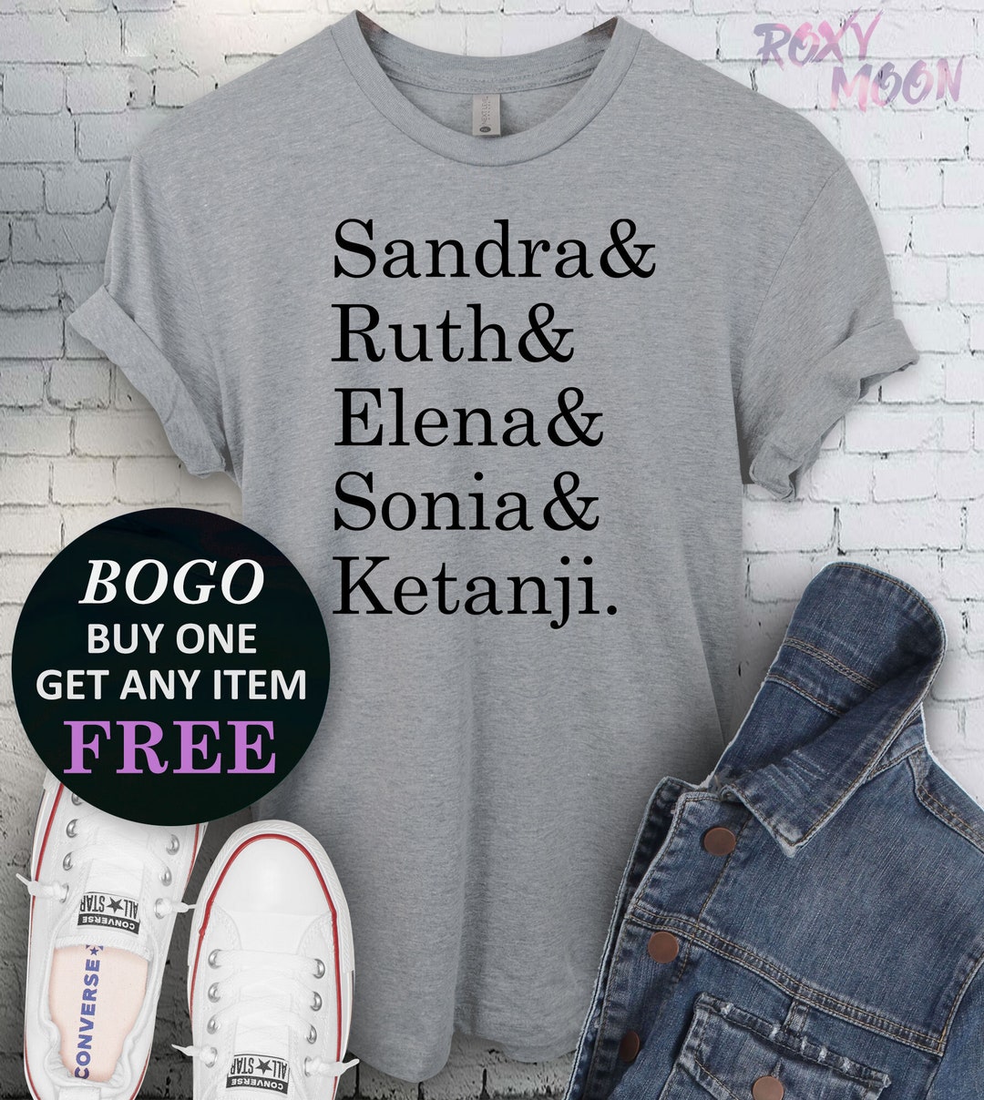 Female Supreme Court Justices Tshirt Ketanji Jackson Etsy