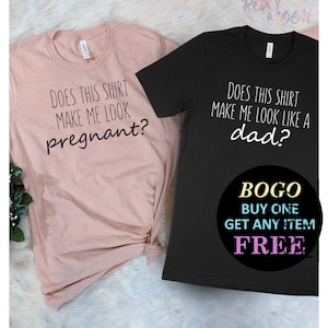 Pregnancy Announcement T-Shirt, New Mom And Dad Shirt, Mom To Be Made Tee, Mommy Daddy Unisex Tee, Made To Order image 1