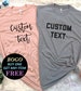 Custom Bride T-Shirt, Customized Groomsmen Groom Personalized Shirt, Custom Made Tee, Made To Order Unisex Tee, Tee Shirt 