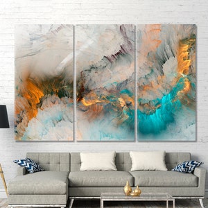 Abstract Mineral Formation Wall Art, Aerial Landscape Decor, Perfect Gift for Modern Art Collectors