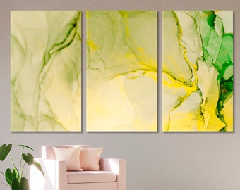 Abstract Marble Fluid Art Wall Decor Canvas Print, Contemporary Wall Art, Trendy Wall Panels, Bright Modern Artistic Art, Abstract Artwork