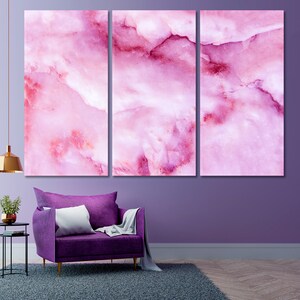 Abstract Marble Wall Decor, Marble Creative Bright Wall Panels, Colorful Modern Art Design, Large Wall Décor For Home Canvas Print
