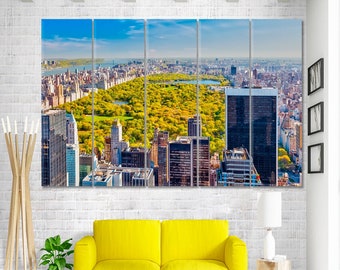 Interior Christmas Gift | New York Art, Central Park New York Wall Art, Office Wall Art, Urban Modern Wall Art, Large Modern Cityscape Art