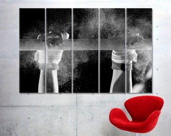 Motivation Gymnast Wall Decor, Motivation Gift, Gymnast Canvas Print, Gymnast Room Decor, Sport Wall Art, Split Art, Fitness Sport Wall Art