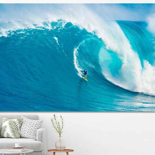 013 GIANT WAVE Sea Surfing 24"x14" Poster 