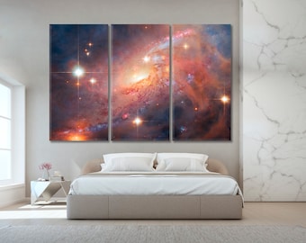 Deep Space | Galaxies Nebulas Stars Photo Poster Print, Beautiful Universe Wall Art, NASA Celestial Photo Canvas Print, Space Planet Art