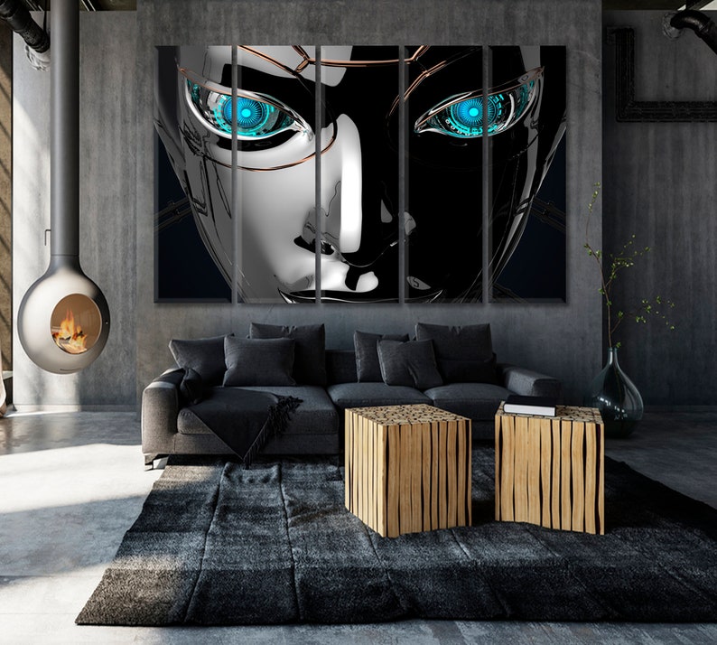 Robot Wall Art Intellect Wall Decor Unusual Wall Art Design Android robot-wall-art-intellect-wall-decor-unusual-wall-art-design-android