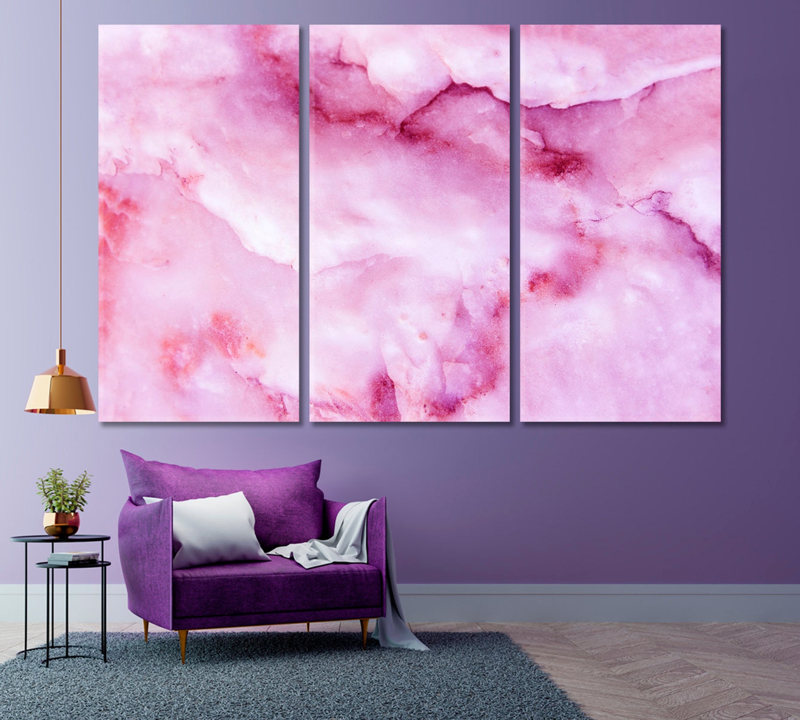 Abstract Marble Wall Decor Marble Creative Bright Wall Etsy