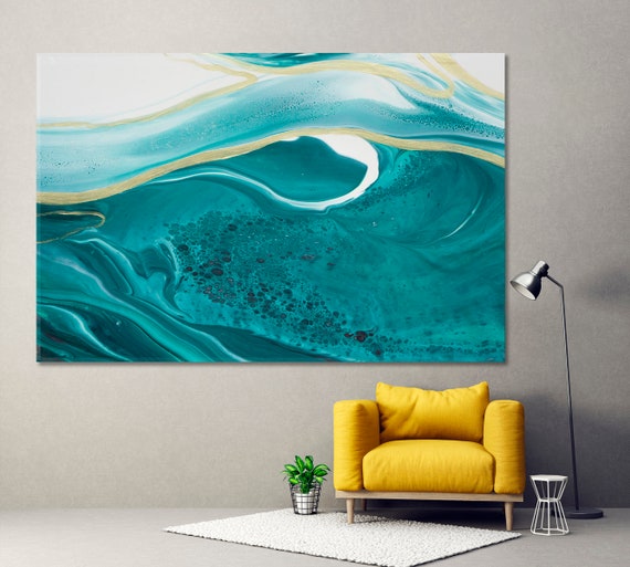 Abstract Fine Art, Abstract Poster Canvas Print, Interior Large Wall Decor, Marble Abstract Art, Office Wall Art, Lover Gift, Effect Art