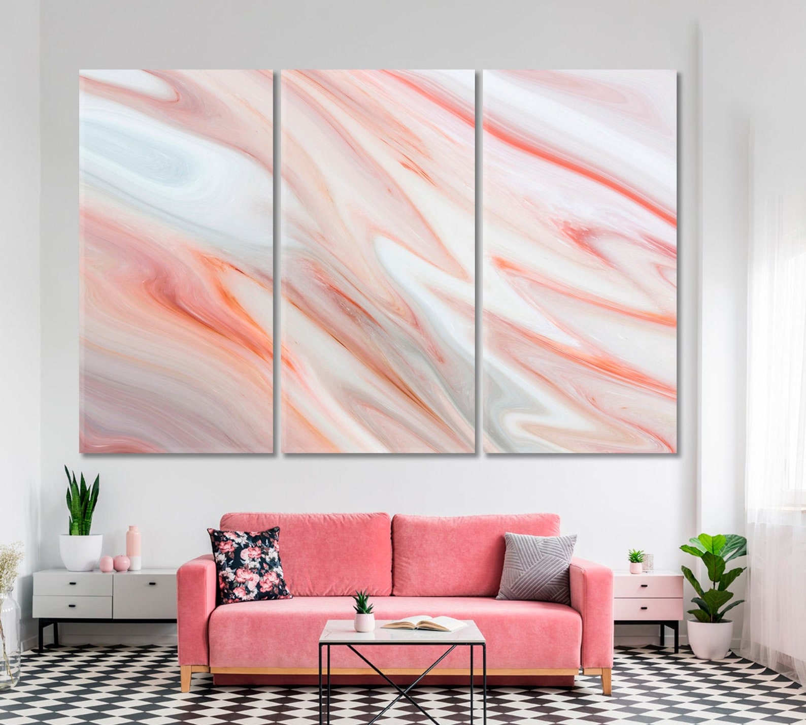 Contemporary Wall Decor Marble Abstract Wall Decoration Etsy UK
