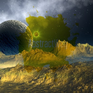 Extraterrestrial Mountains Planetary Triptych Canvas Print, Cosmic Landscape Wall Art, Sci-Fi Fantasy Decor for Home Cinema, Stellar Gift for Astronomy Fans