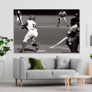 Baseball Canvas Print, Baseball Batter Wall Art, Baseball Poster Print, Baseball Wall Art, Baseball Hitter Poster, Sport Wall Canvas Decor