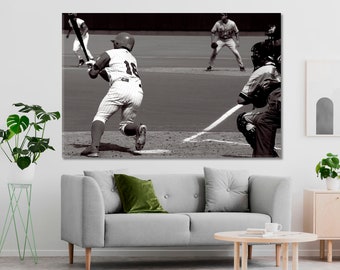 Baseball Batter | Canvas Print, Baseball Poster Print, Baseball Wall Art, Baseball Hitter Poster, Sport Wall Decor, Sport Canvas Print