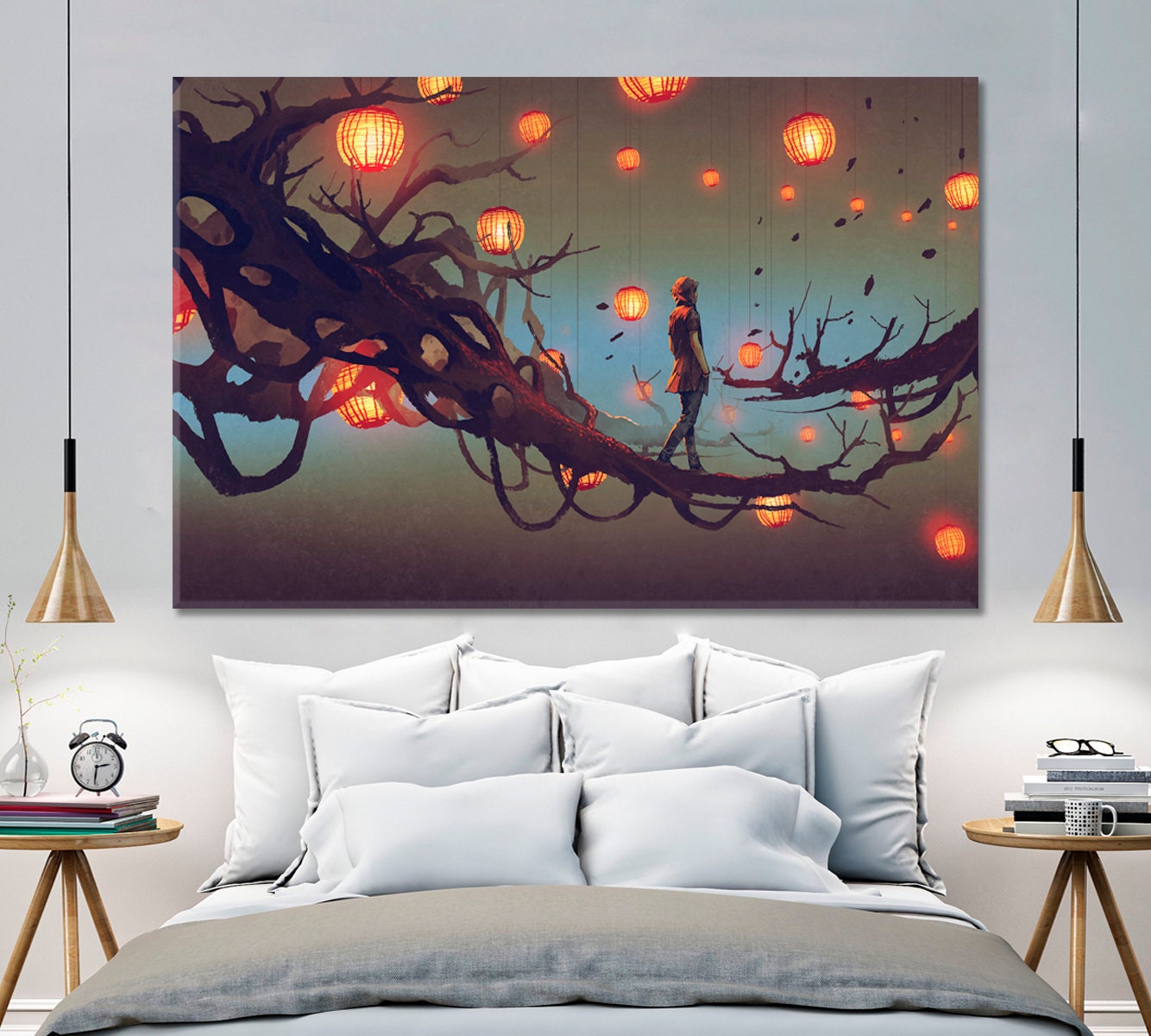 Dream Beautiful Fantasy Art Canvas Print Wall Décor Surreal Etsy