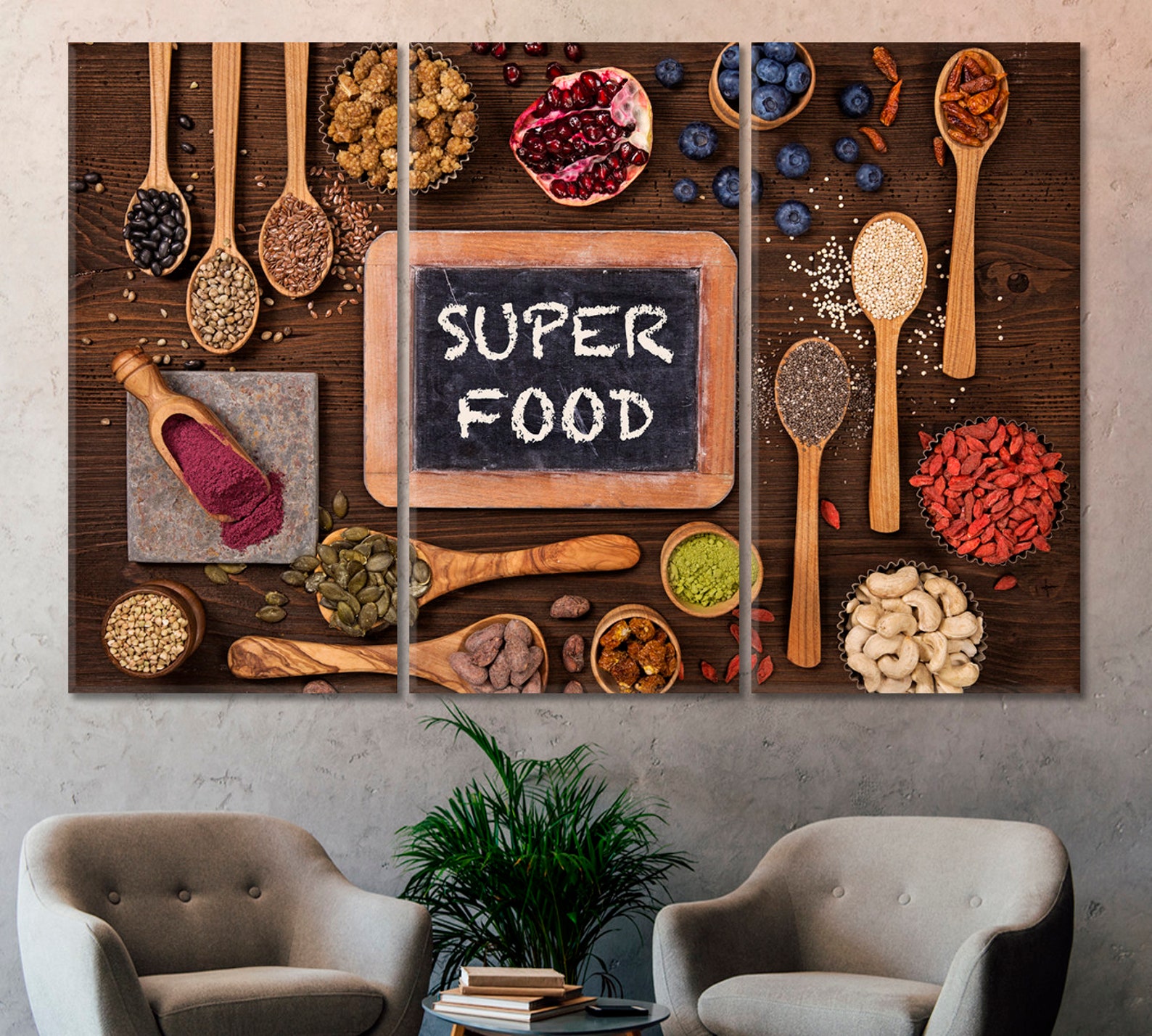 Food Wall Art Restaurant Canvas Print Supper Food Art Food Etsy