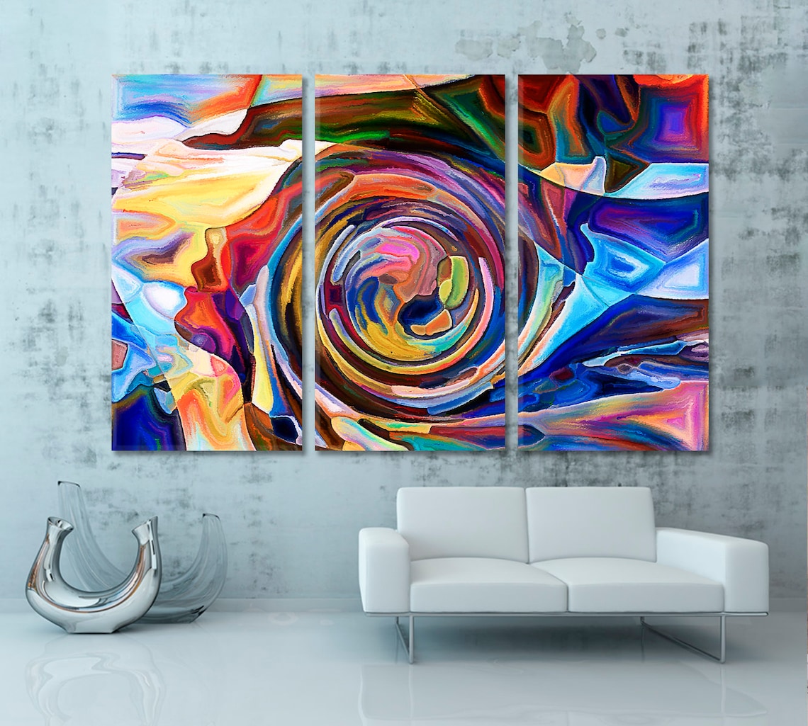 Philosophy Abstract Wall Art Decor Canvas Print Abstract Etsy