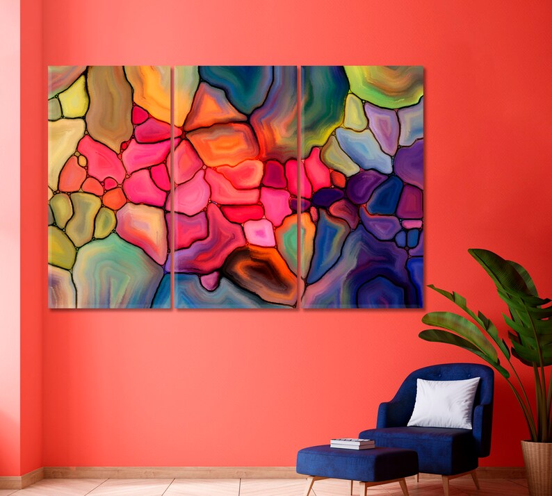 Ornament Abstract Wall Art Composition Home Decor Abstract Etsy