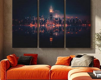 New York Canvas Print, New York City Wall Art, New York Art  Decor for Office and Living Room, Gift for NYC Lovers, New York Picture Print