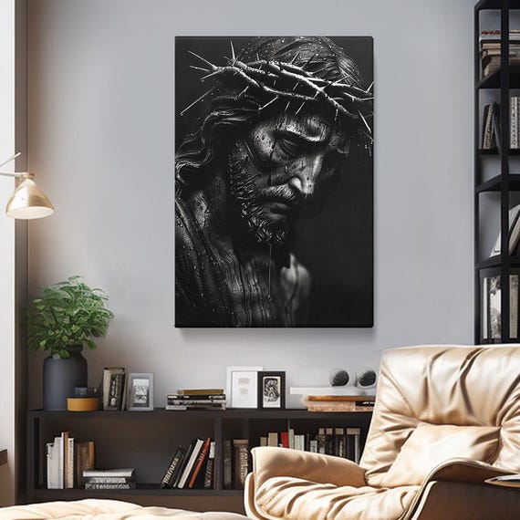 Jesus Christ Crown of Thorns Sketch Art Illustration par Topstar