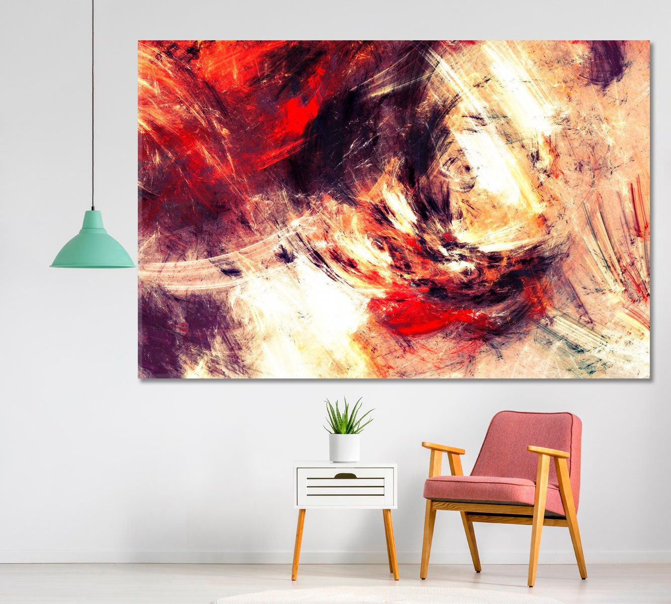 Grunge Colorful Make Up Art Print / Canvas Print Wall Art Poster Home Decor Grunge Colorful Make Up Art Print / Canvas Print Wall Art Poster Home Decor