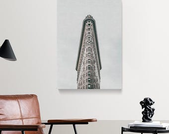 Details on Historic Flatiron Building in New York City Editorial