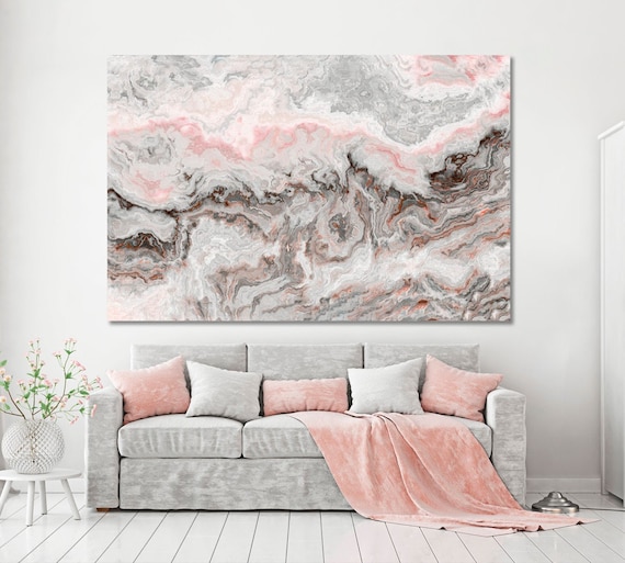 Pink and on sale grey canvas