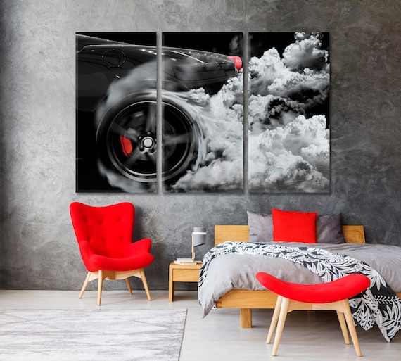 100x70 cm-es képek Fehér BMW Motor versenyautó, • Ár, Vélemények
