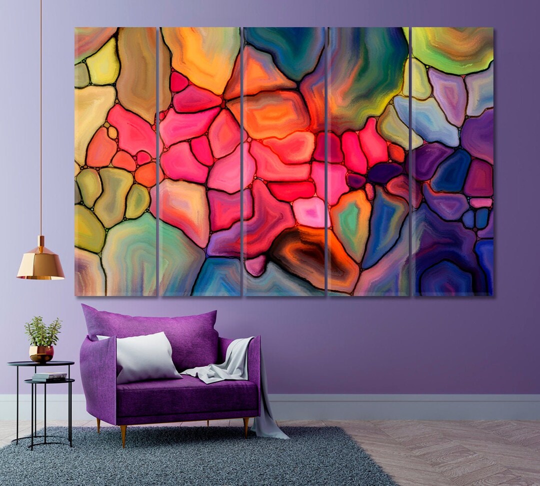 Ornament Abstract Wall Art Composition Home Decor Abstract Etsy