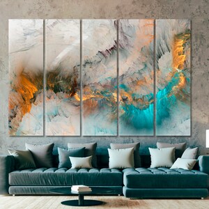 Abstract Mineral Formation Wall Art, Aerial Landscape Decor, Perfect Gift for Modern Art Collectors