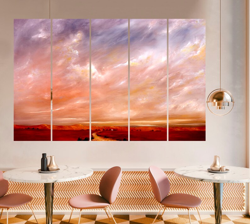 Storm Landscape Road Wall Art Scenery Wall Art Nature Etsy