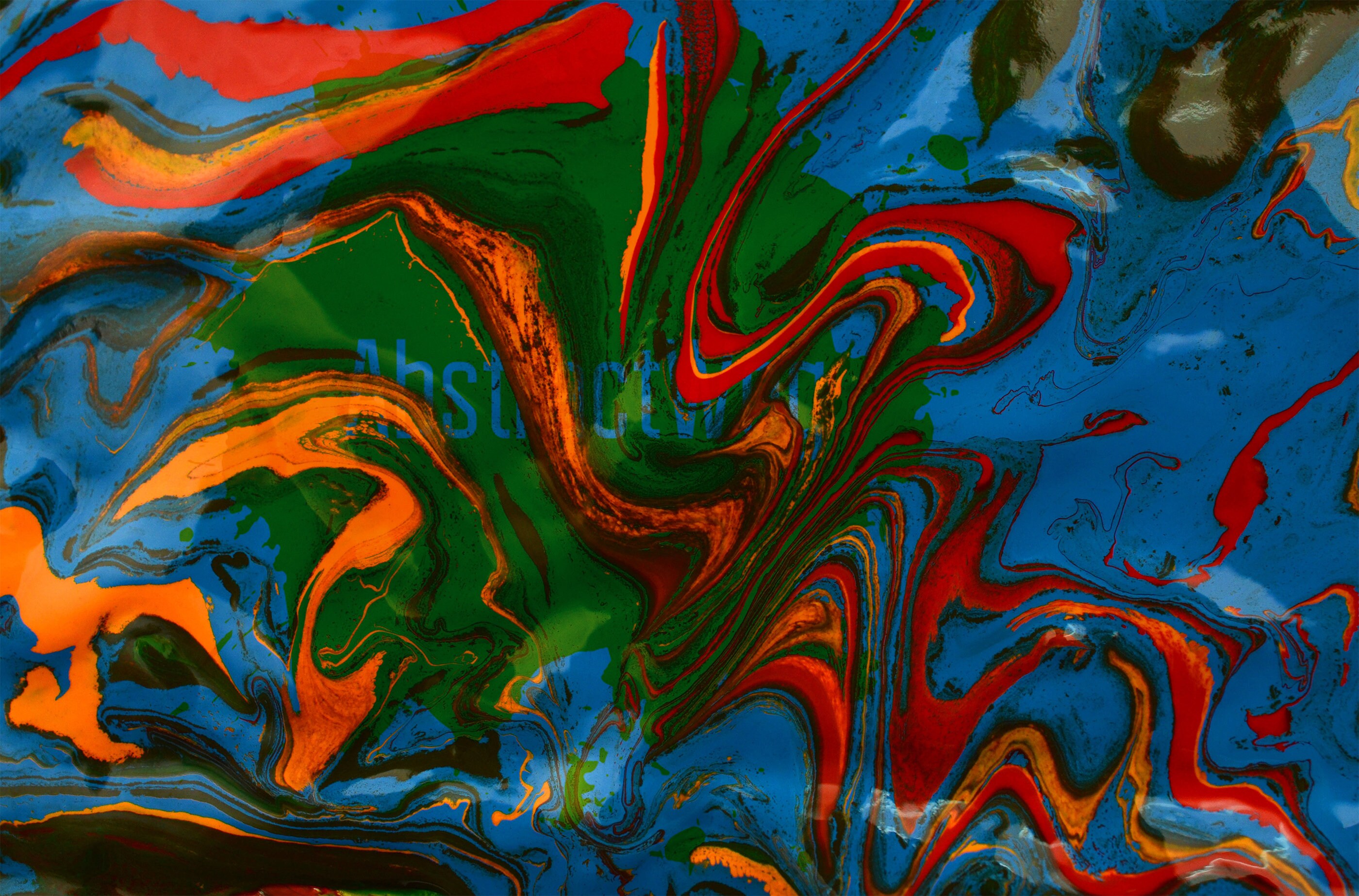 Vibrant Abstract Modern Art Canvas Print Abstract Wall Art Etsy