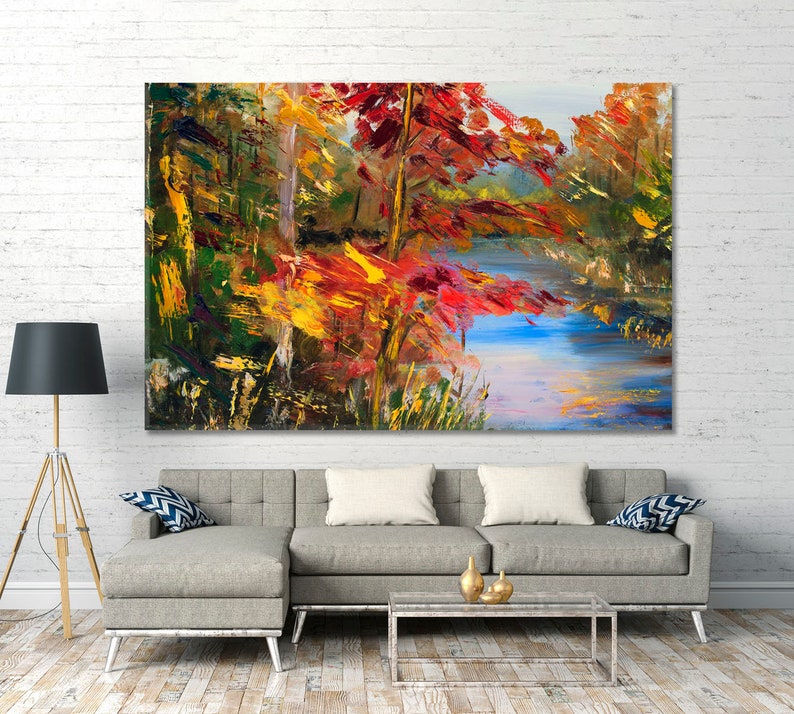Unusual Pictorial Masterpiece Art Large Wall Décor for Home Etsy