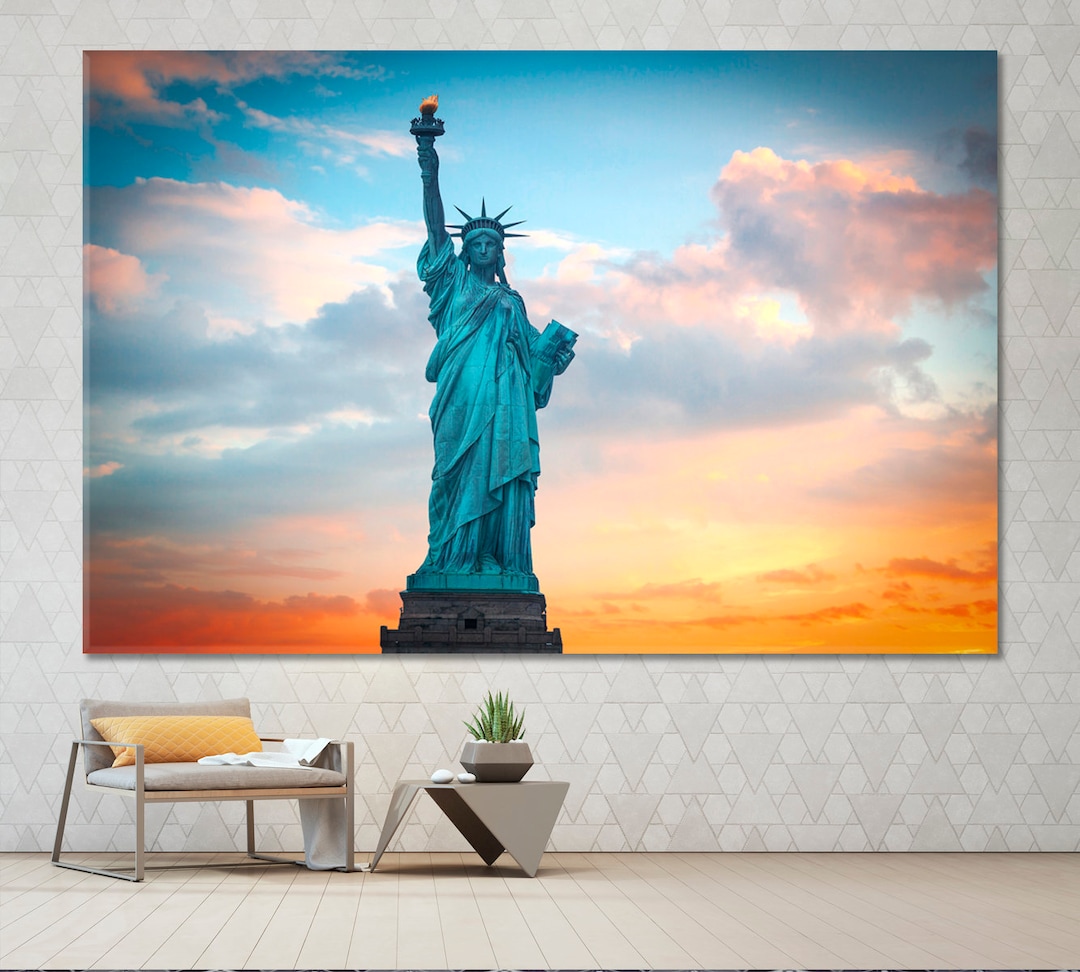Statue of Liberty Wall Art, New York City Photo Poster Print, USA ...