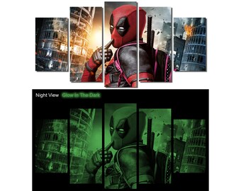 DEADPOOL MARVEL COMIC LARGE CANVAS READY TO HANG