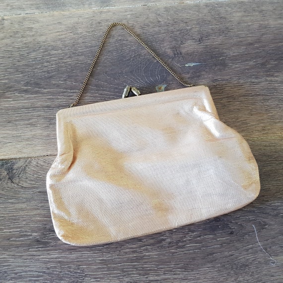 Gold Handbag or Evening Bag 1950's