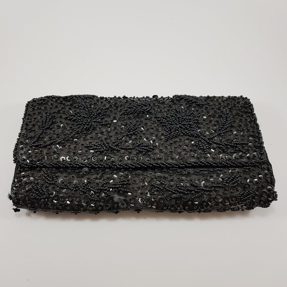Vintage Beaded Sequin Clutch or Purse 1960's