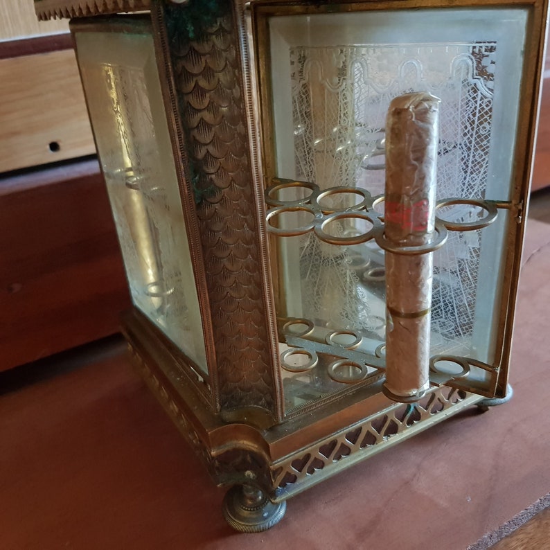 Victorian Brass Cigar Humidor c.1850 image 1