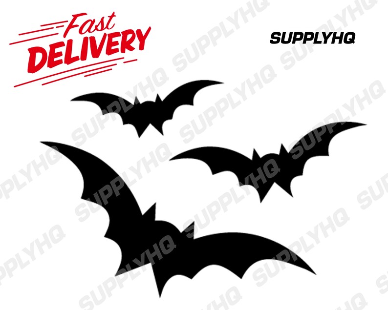Halloween bats vinyl painting stencil for shoes /& small objects *high quality*