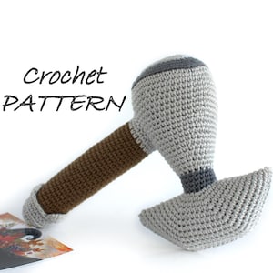 Labrys Crochet Pattern: Axe Amigurumi Toy (PDF Pattern)