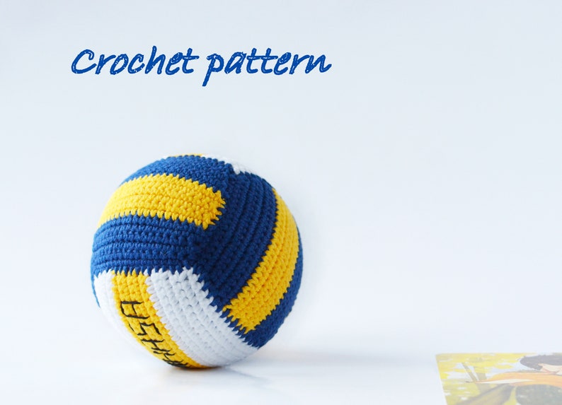 PATTERN Volleyball Toy Crochet Rattle Ball Baby Photo Shoot Etsy