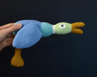 Modèle de canard au crochet : jouet amigurumi bricolage (modèle PDF)