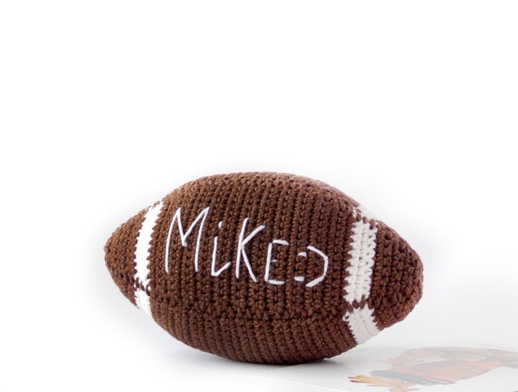 Personalized American Football Rattle Ball Baby Photo Shoot Props