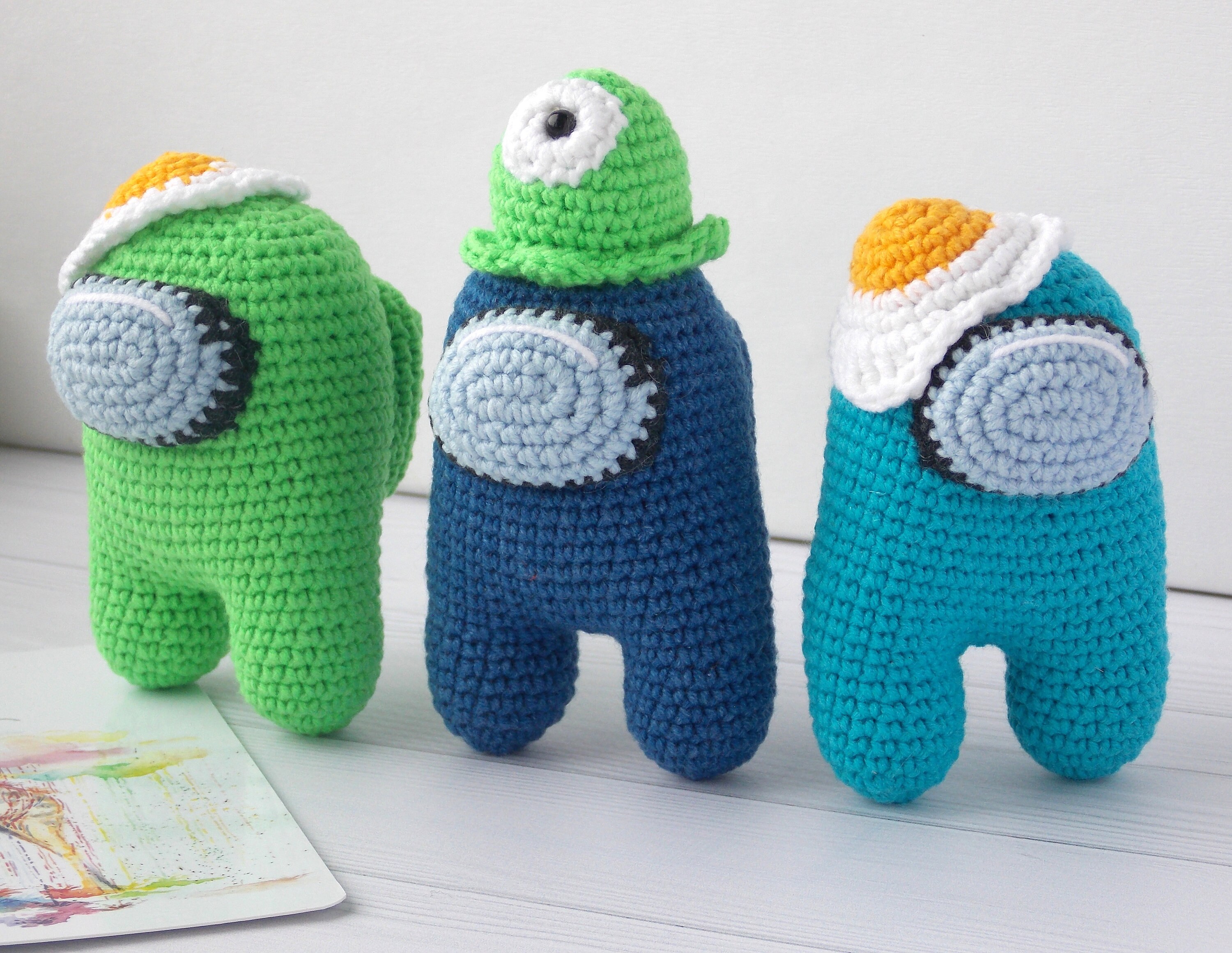 knitted among us plush
