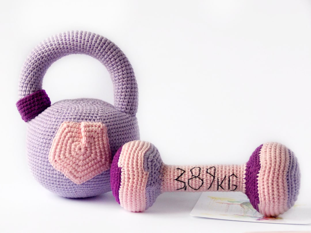 Newborn Photo Shoot Kettlebell Rattle Photo Props Sport for Newborns